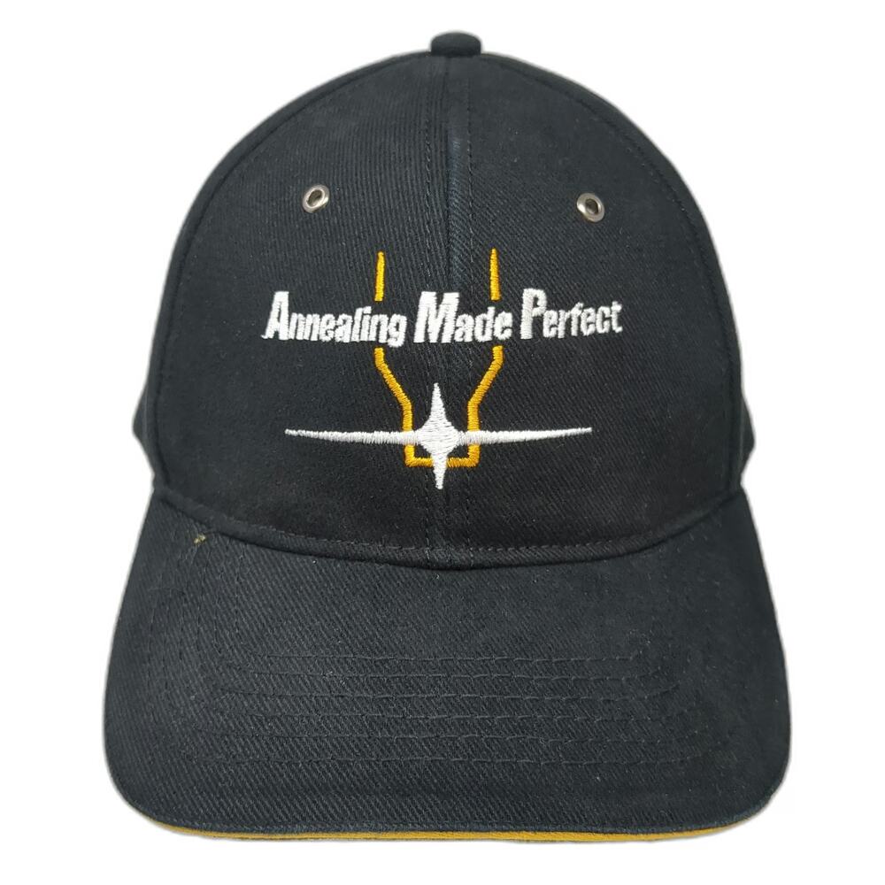 Headwear Baseball Cap Black One Size Annealing Made Perfect Slideback Hat
